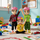 Turma dos Rosa - Diversão e criatividade