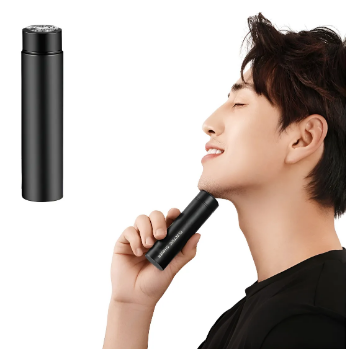 Mini Barbeador Elétrico Recarregável USB Portátil