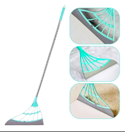 Mop Vassoura Rodo Mágico Multiuso Limpa Pelo , Pisos e Janelas