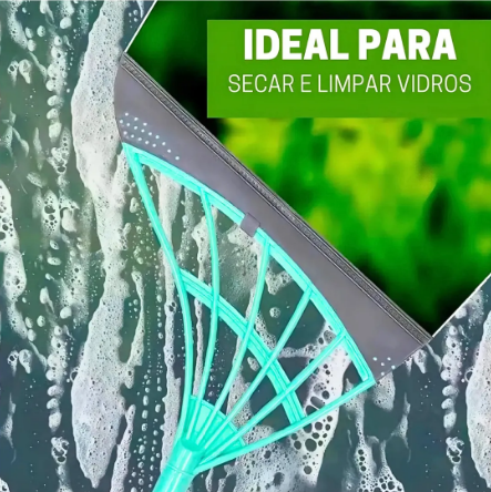 Mop Vassoura Rodo Mágico Multiuso Limpa Pelo , Pisos e Janelas