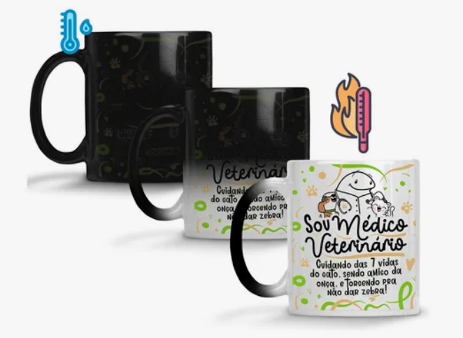 Caneca mágica - Profissões